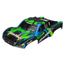 Traxxas Slsh 4x4 Body Green Blue Traxxas Slsh 4x4 Body Green Blue