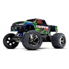 Traxxas Stampede 2WD VXL 1/10 Scale Monster Truck No Battery/Charger Green