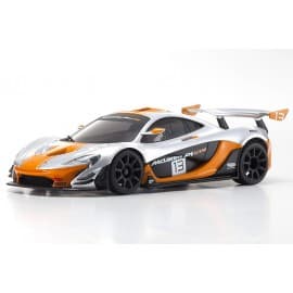 Kyosho Mini-Z RWD Mclaren P1 GTR Silver/Orange