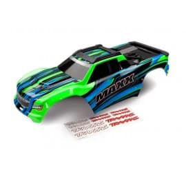 Traxxas Body, Maxx, green (painted)/ decal sheet Traxxas Body, Maxx, green (painted)/ decal sheet