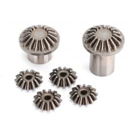 Traxxas Gear set, center differential (output gears (2)/ spider gears (4)