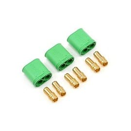 Castle Creations 6.5mm Polarized Bullet Connector (3) (Male)