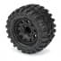 Pro-Line Hyrax 2.8" Mounted F/R Tires, Black 6x30: Stampede