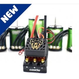Castle Creations Copperhead 10 Waterproof 1/10 Sensored Combo w/1415 (2400Kv) (Monster Truck Edition)
