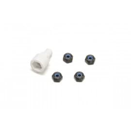 Kyosho Colored Nylon Nut Black