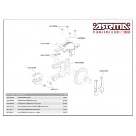 Arrma Center Diff Mount