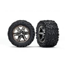 Traxxas Tires & wheels, assembled, glued (2.8')