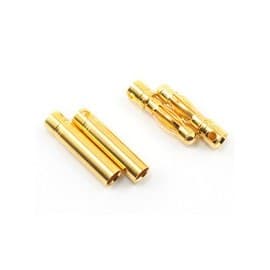 Team Associated 4mm Connector Set (2 Male, 2 Female)