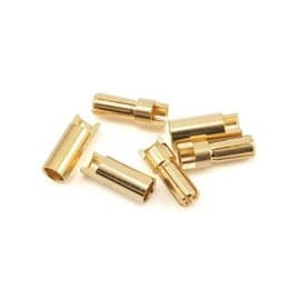Venom 5.5mm/10-12awg Micro Bullet Plug (3 Male/3 Female)