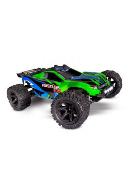 Traxxas Rustler 4x4 Brushed w/LED(Green)