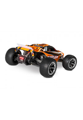 Traxxas Rustler 2wd with LED (Orange)