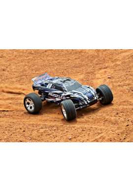 Traxxas Rustler 2wd NO BATTERY/Charger (Blue)