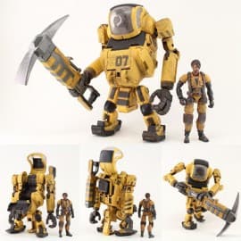 Acid Rain Laurel 07 Worker with Pilot Action Figure