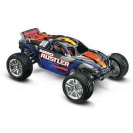 Traxxas Nitro Rustler 1/10 Scale 2WD Stadium Truck Blue