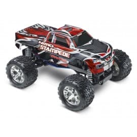 Traxxas Nitro Stampede 1/10 Scale 2WD Monster Truck Silver/Red