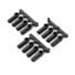 Heavy Duty 4-40 Rod Ends (12pcs) (Black) 