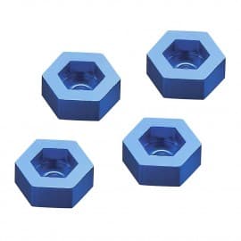 Aluminum Wheel Adapter To 12mm Hex Blue (4)