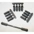 Heavy Duty 4-40 Rod Ends (12pcs) (Black) 