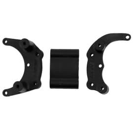 RPM Rear Bumper/Wheelie Bar Mount Traxxas Slash 2wd, e-Rustler, e-Stampede 2wd & Bandit (Black)