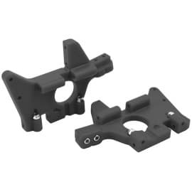 RPM Front Bulkheads Traxxas T-Maxx & E-Maxx (Black)