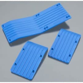 Skid plate t-maxx / e-maxx blue