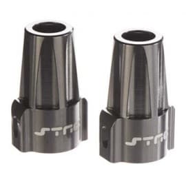 alum axle lock axial SCX10 gun metal