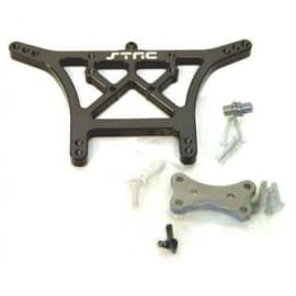 rear shock tower stampede rustler slash (gun metal)