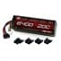 3S 2P 11.1V 6400mAh 20C LiPo Univ Plug System