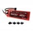 LiPo 4S 14.8V 5000mAh 35C Hard Univ Plug System