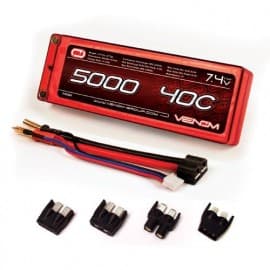 LiPo 2S 7.4V 5000mah 40C Hard Univ Plug