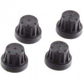 hub cover set black 4pcs