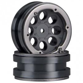Axial 8-Hole 1.9" Beadlock Wheel Black (2)