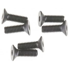 Traxxas Countersunk Machine Hex Drive Screws 4x12mm (6)
