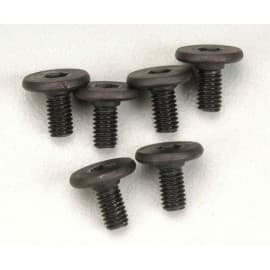 Traxxas Flat Head Machine Hex Drive Screws 3x6mm (6)