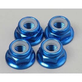 Aluminum blue anodized 5mm nut