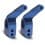 Traxxas Aluminum Rear Stub Axle Housing Blue Rustler