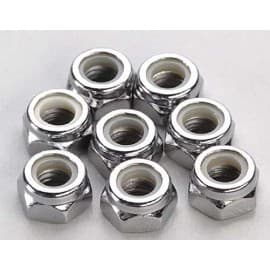 Wheel Nuts 5mm nylon locking (8)