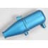 Aluminum Tuned Pipe Blue Anodized Revo
