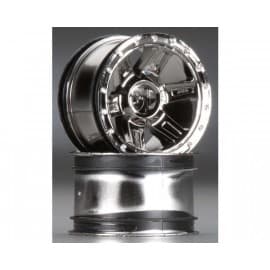 Pro-Line Desperado 2.2" Black Chrome Wheels, 1:16 E-REVO Front or Rear