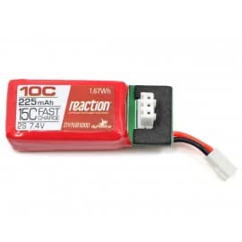 Dynamite Reaction Hypercharge 2S 10C LiPo 225mA 7.4V