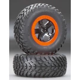 Traxxas Short Course Tires/Wheels Assembled (2)