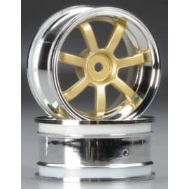 Rays Gram Lights 57S-PRO Chrome/Gold 3mm Offset