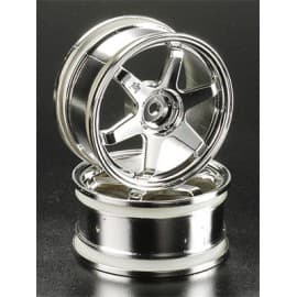 HPI Racing TE37 Wheel 26mm Chrome 0mm Offset (2)