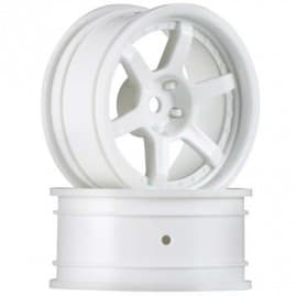 HPI Racing HRE C106 Wheel 26mm White 6mm Offset E10