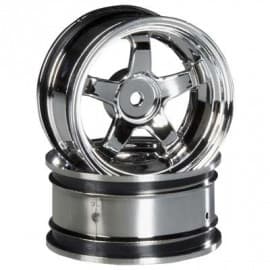 HPI Racing Work Meister S1 Wheel 26mm Chrom 6mm Offset (2)
