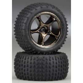 Tires and wheels assembled