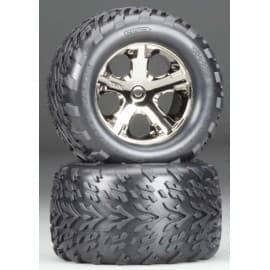 All-Star Blk Chrm Whls Talon Tires