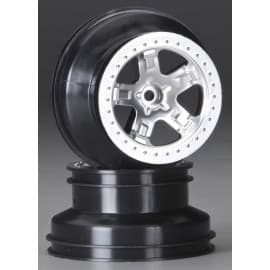 Traxxas Rear Wheel Satin Chrome Slash (2)