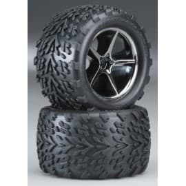 Traxxas Talon Tires/Gemini Wheels 1/16 E-Revo (2)