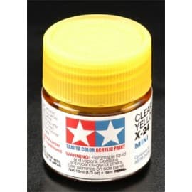 Tamiya Acrylic Mini X-24 Clear Yellow 1/3 oz